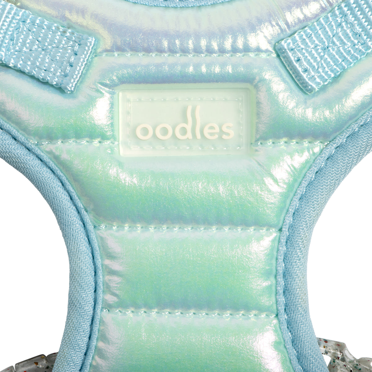 Oodles Iridescent Cat Walking Harness & Leash Set, Teal, One Size — product image 6