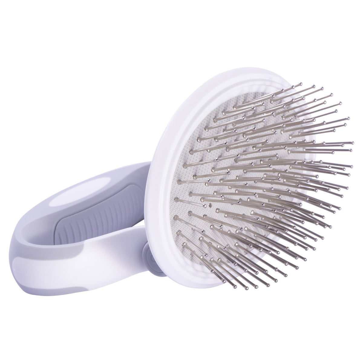 Pet Life ® 'Gyrater' Travel Swivel Pet Grooming Pin Brush