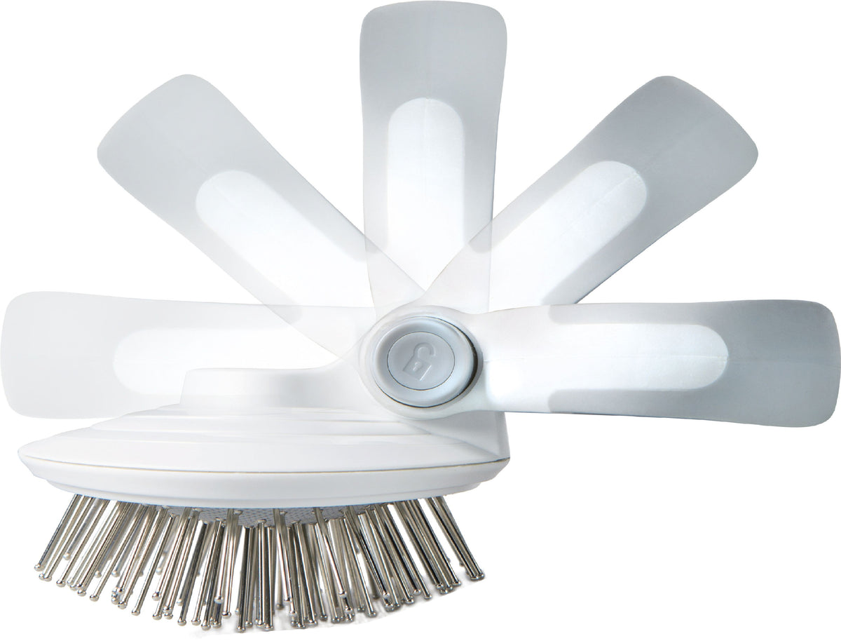 Pet Life ® 'Gyrater' Travel Swivel Pet Grooming Pin Brush — product image 2
