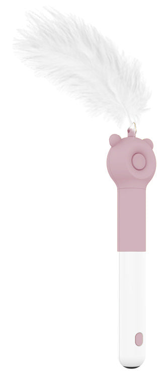 Pet Life ® 'KITIQUE" 3-in-1 Retractable and Extendable Feathered and Laser Wand Kitty Cat Teaser