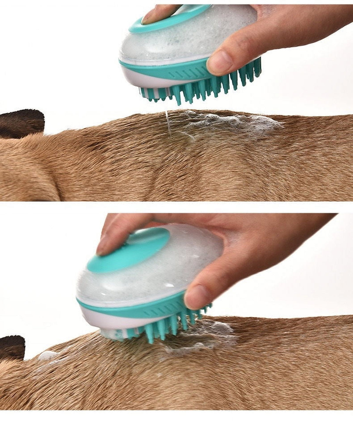 Pet Life ® 'Swasher' Shampoo Dispensing Massage and Bathing Brush — product image 8