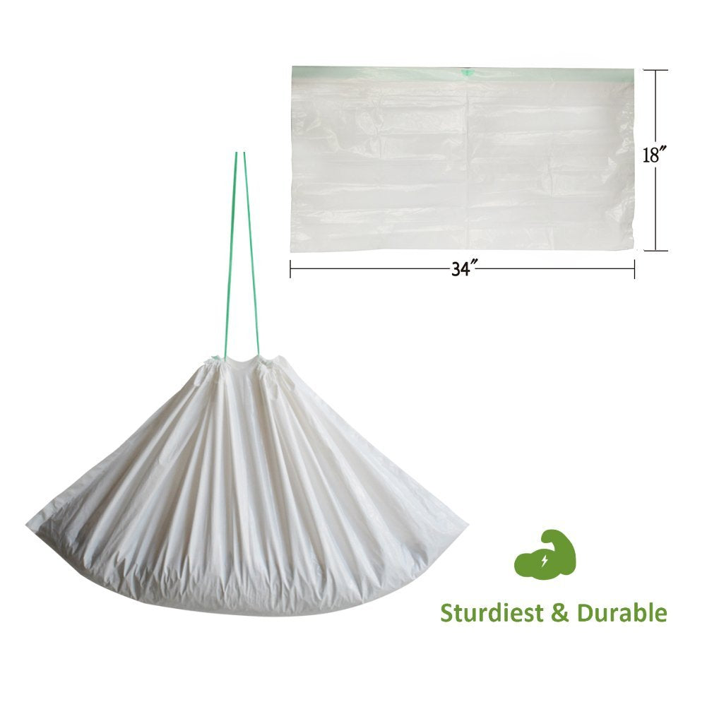 "PET N PET Cat Litter Box Liners,Drawstring Litter Liner Bags,Jumbo Size,Pan Liners 21 Counts" — product image 3