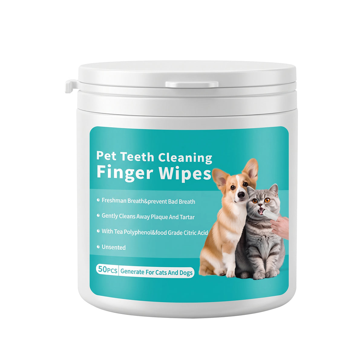 Pet Teeth Cleaning Finger Wipes, Eye Wipes, Paw Cleaner Foam, Ear Drops, Deodorizing Spray, Pet Glove Wipes Kit for Dogs & Cats — product image 10
