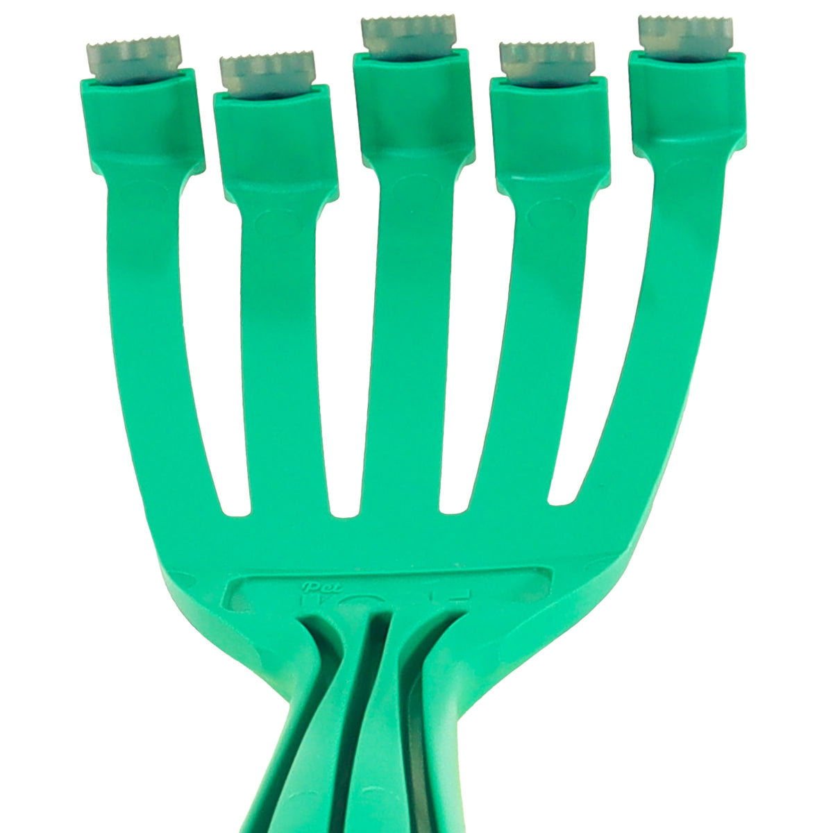 PetKORE: GroomRaker - Cat, Small - Green Deshedding Tool, Pet Grooming, Hair-Dander Removal, Rubber Contour Fingers w/ Gentle Metal Tips, Coat Care — product image 12