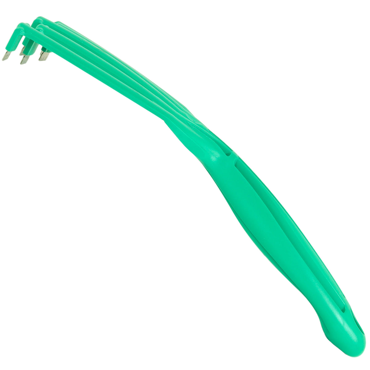 PetKORE: GroomRaker - Cat, Small - Green Deshedding Tool, Pet Grooming, Hair-Dander Removal, Rubber Contour Fingers w/ Gentle Metal Tips, Coat Care — product image 8