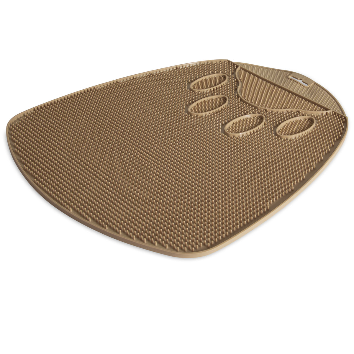 Petmate Flexible Waterproof Non Slip Easy to Clean Waste Trapping Cat Litter Mat, Soft on Paws, 17" x 14" x 0.25", Assorted — product image 3