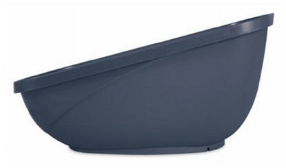 Petmate Hi-Back Open Top High Sided Cat Litter Box 23" Plastic Cat Litter Pan, Jumbo - XL, Blue — product image 9