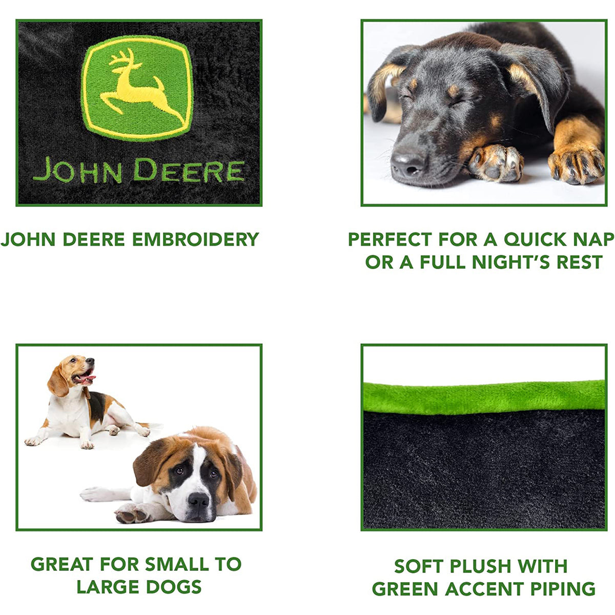Pets First John Deere Pet Bed Mattress for Dogs & Cats, Licensed Dog Bed Pillow for Large and Small Breed — product image 4