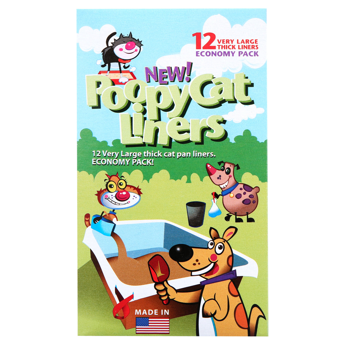 Poopy Products, New! Poopy Cat Litter Box Liners, 12 count — product image 5