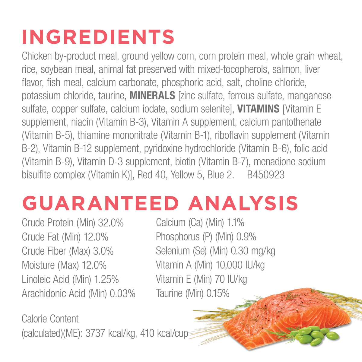 Purina Cat Chow Complete High Protein Dry Cat Food with Real Salmon, 15 lb Bag — product image 6