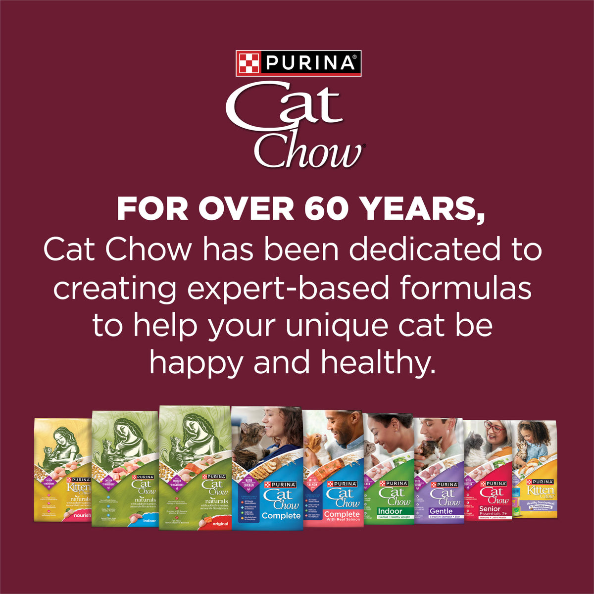 Purina Cat Chow Healthy Aging 7+ Senior Dry Cat Food, Chicken, 3.15 lb. Bag — product image 12
