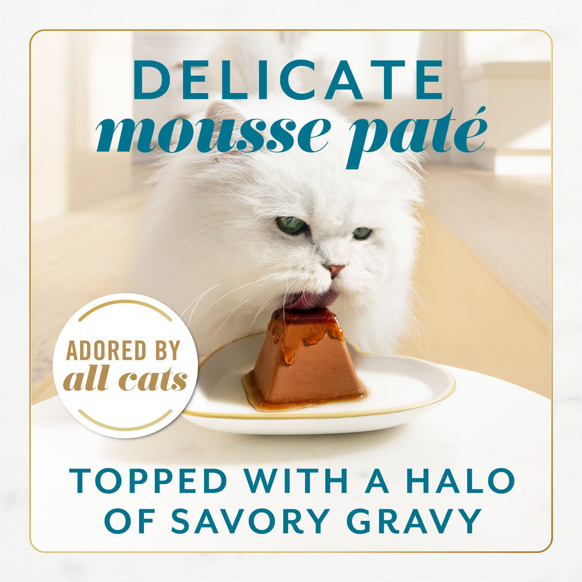 Purina Fancy Feast Gems Ocean Fish Flavor Mousse Pate Wet Cat Food, 2 oz Tubs — product image 2
