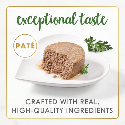 Purina Fancy Feast Gourmet Naturals Chicken, Salmon, Trout & Tuna, & Beef Flavor Pate Wet Cat Food, 3 oz Cans (12 Pack) — product image 2
