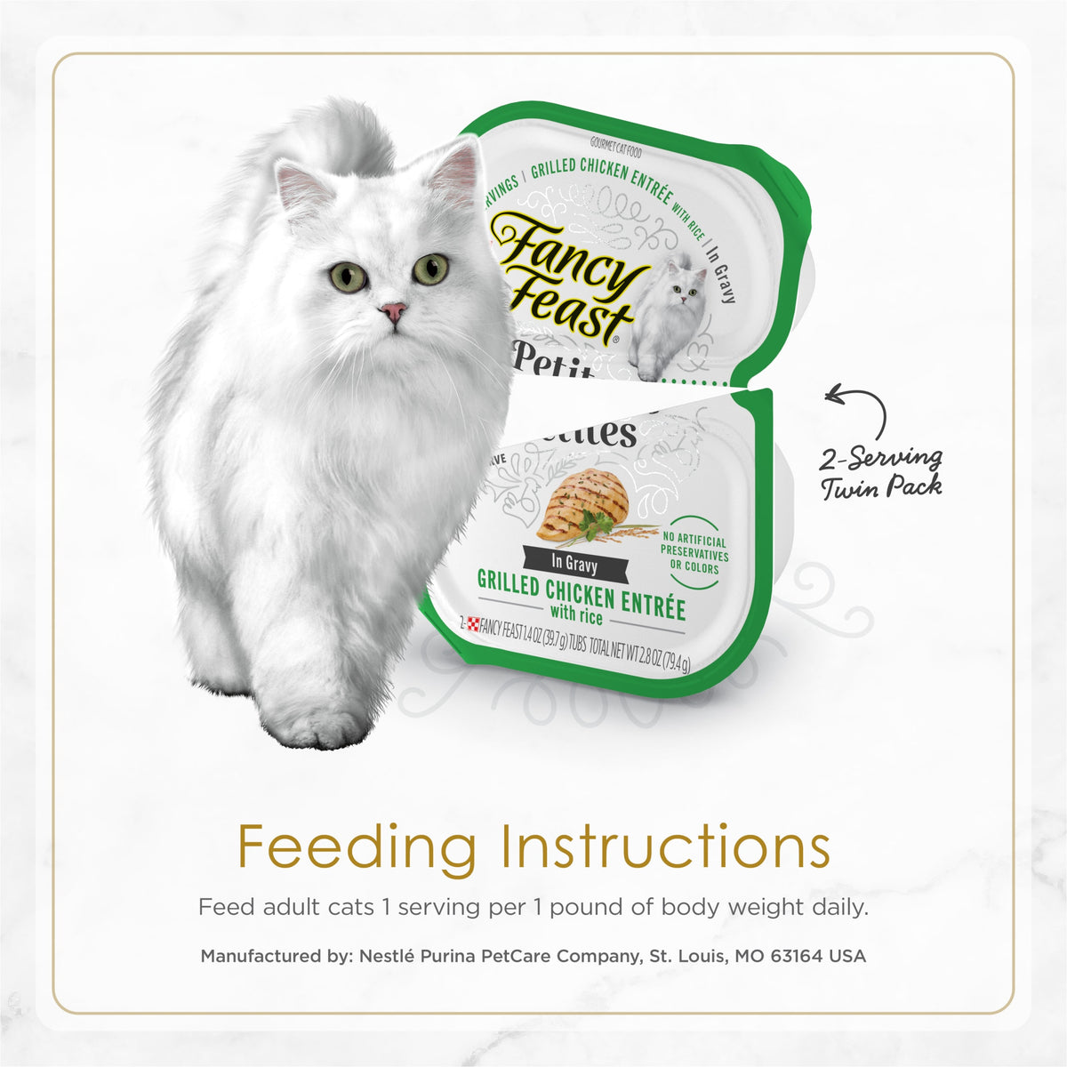 Purina Fancy Feast Petites Gravy Collection Wet Cat Food, Variety Pack, 2.8 oz (24 Pack) — product image 10