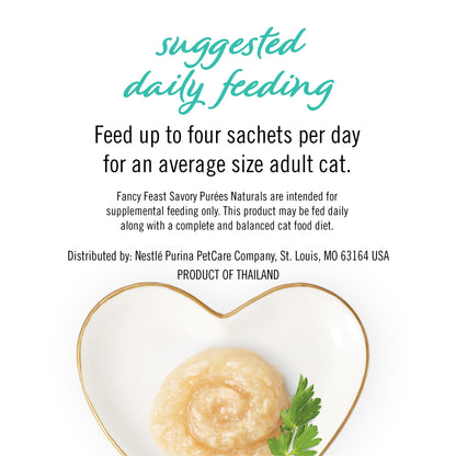 Purina Fancy Feast Savory Puree Kitten Food, Wet Cat Food, Tuna, 0.35 oz Sachez (12 Pack) — product image 9