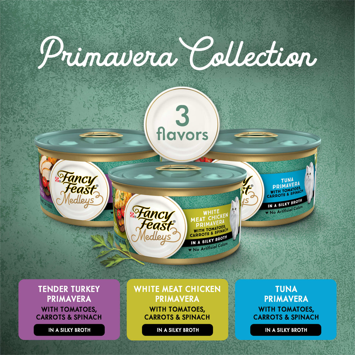 Purina Fancy Feast Wet Cat Food Variety Pack Medleys Primavera Collection - (12) 3 oz. Cans, 12 Pack — product image 4