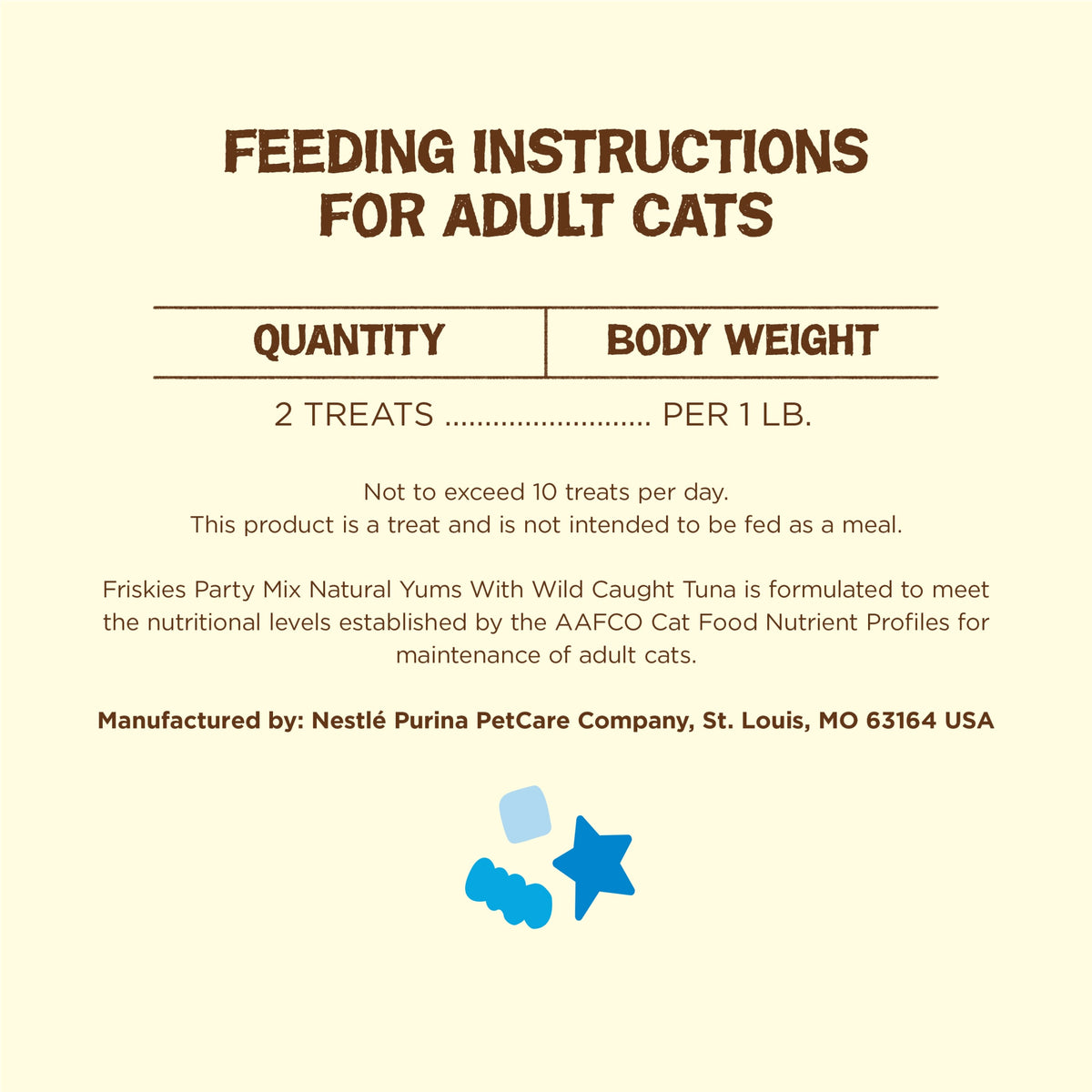 Purina Friskies Party Mix Natural Yums Tuna Flavor Crunchy Treats for Cats, 20 oz Canister, 3 Pack — product image 9
