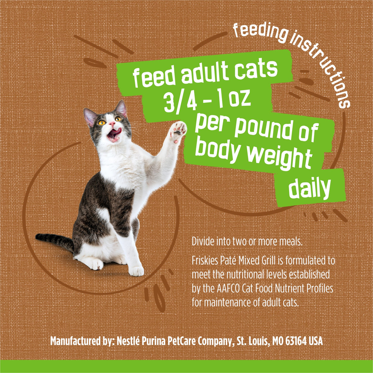 Purina Friskies Pate, Mixed Grill, Wet Cat Food, 5.5 oz Can, 24 Pack — product image 9
