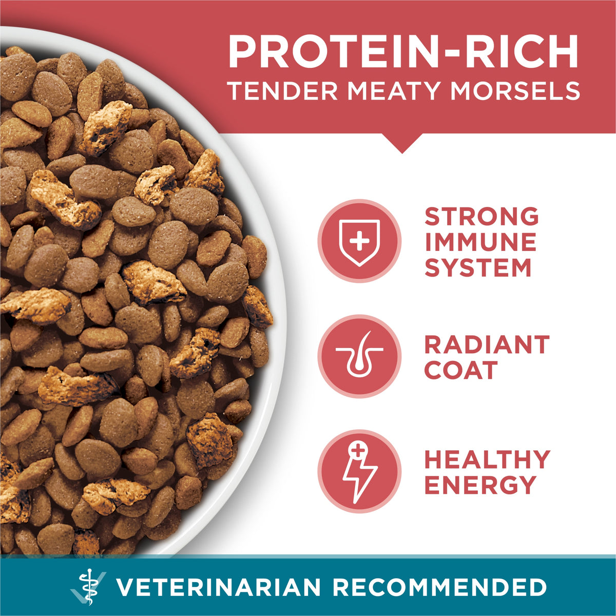 Purina ONE Tender Selects Blend With Real Salmon Digestive Care Natural Dry Cat Food, 7 lb, 4 Pack — product image 3