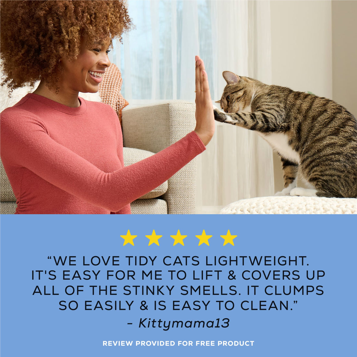 Purina Tidy Cats LightWeight Clumping Cat Litter, Glade Clear Springs Scent, 8.5 lb Jug — product image 7