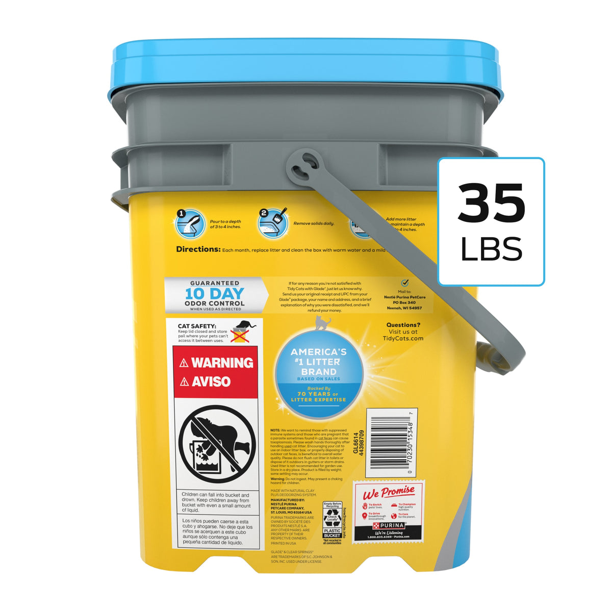 Purina Tidy Cats With Glade Clear Springs Scented, Odor Control, Clumping Multi-Cat Litter — product image 5