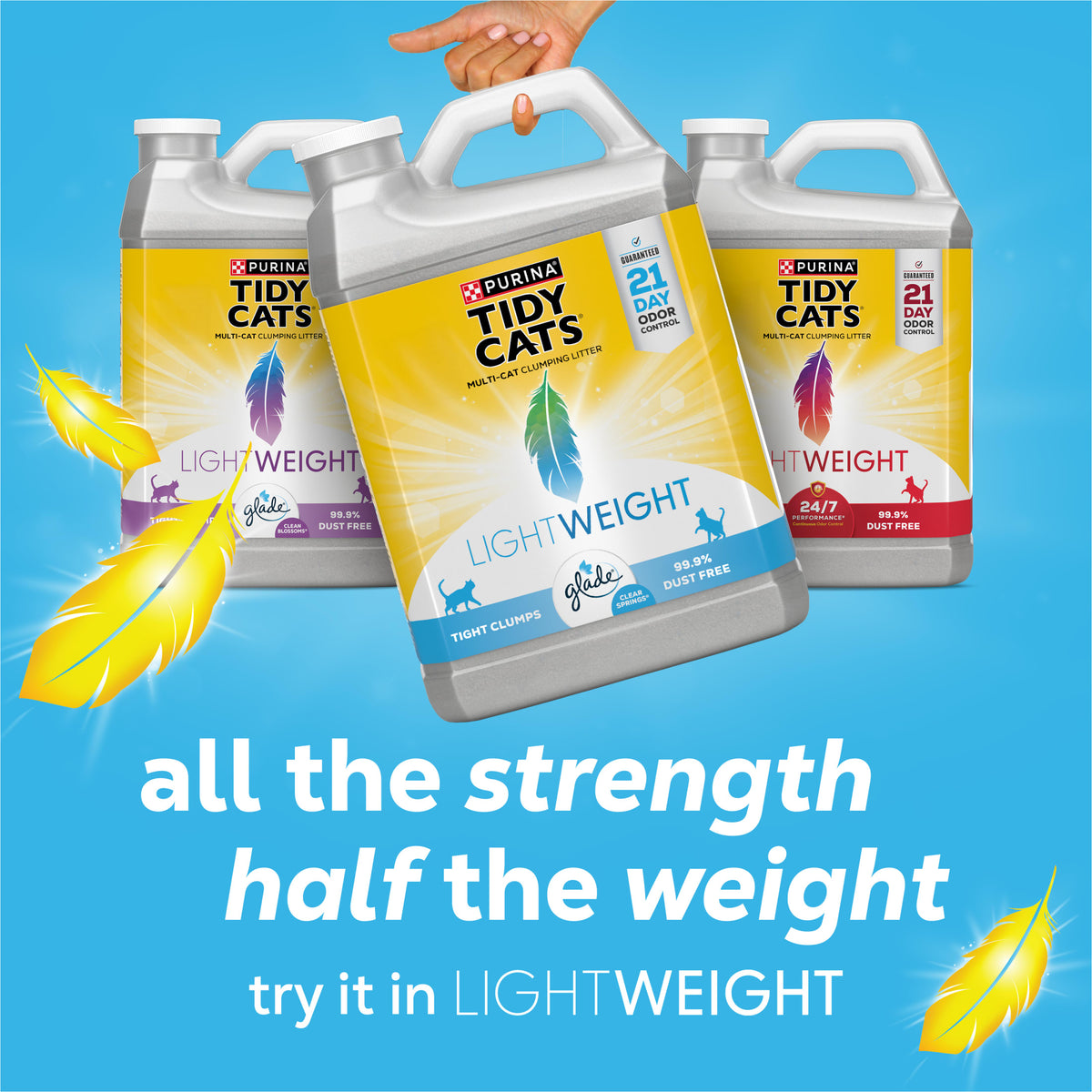 Purina Tidy Cats With Glade Clear Springs Scented, Odor Control, Clumping Multi-Cat Litter — product image 7