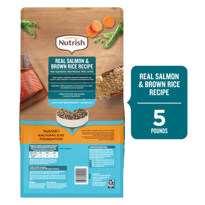 Rachael Ray Nutrish Dry Cat Food Real Salmon & Brown Rice Recipe, 5 lb. — product image 3