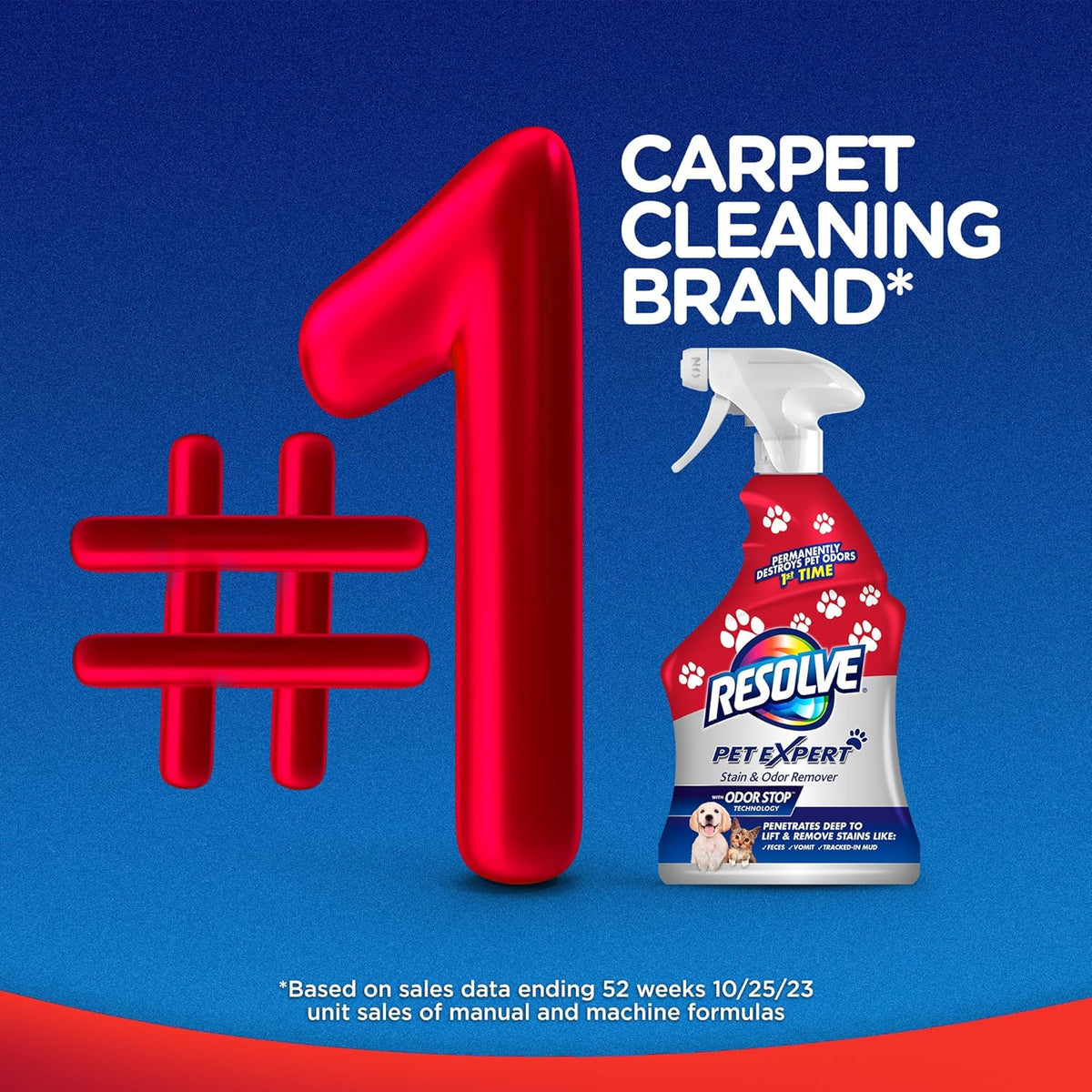 Resolve Pet Expert Carpet Cleaner Spray for Pets Stains and Odors, 22 oz — product image 8