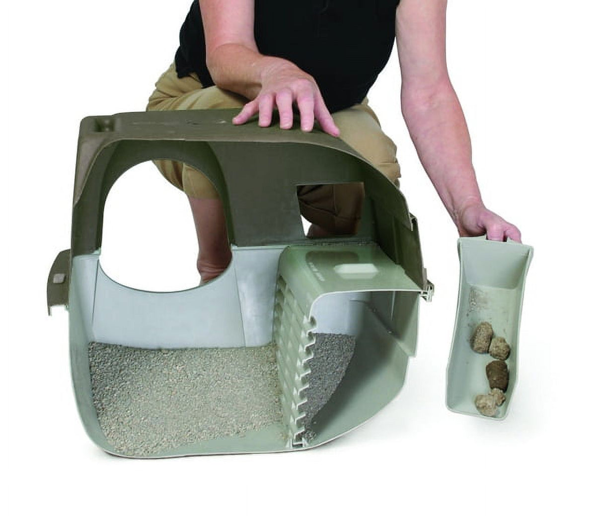 Roll 'N Clean Self Cleaning Litter Box Regular Size — product image 7