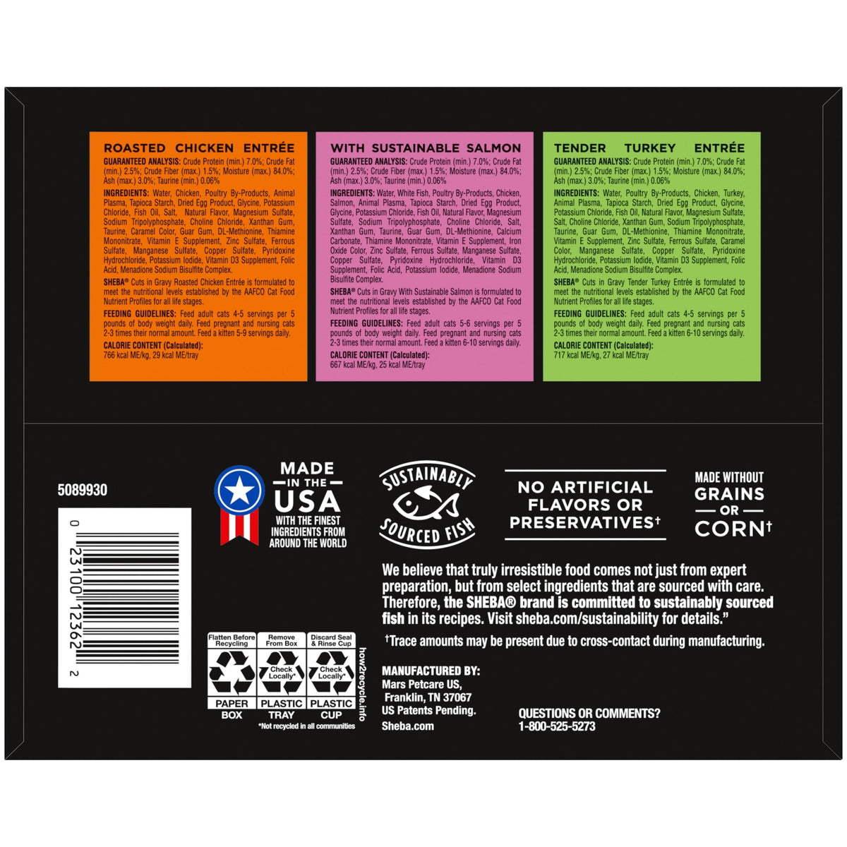 Sheba Perfect Portions Variety Pack Cuts In Gravy Cat Food, 2.6 Oz Twin-Pack Trays (24 Count) — product image 2