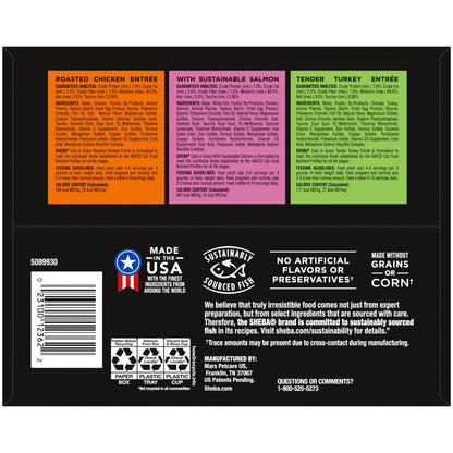 Sheba Perfect Portions Variety Pack Cuts In Gravy Cat Food, 2.6 Oz Twin-Pack Trays (24 Count) — product image 2