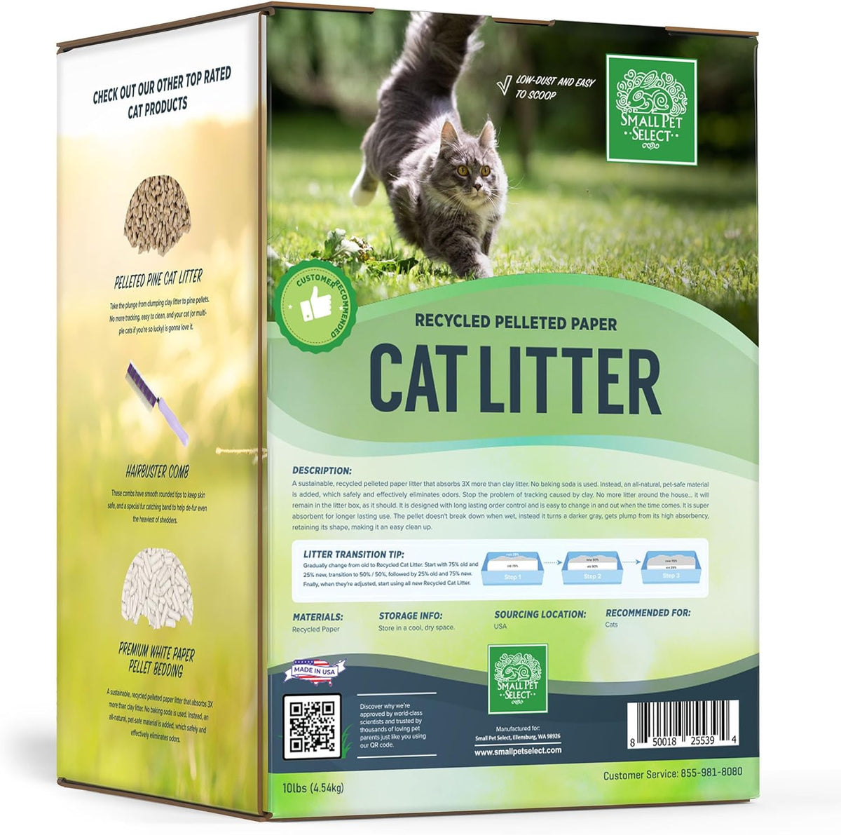 Small Pet Select-Recycled Pelleted Paper Cat Litter 10lb — product image 3