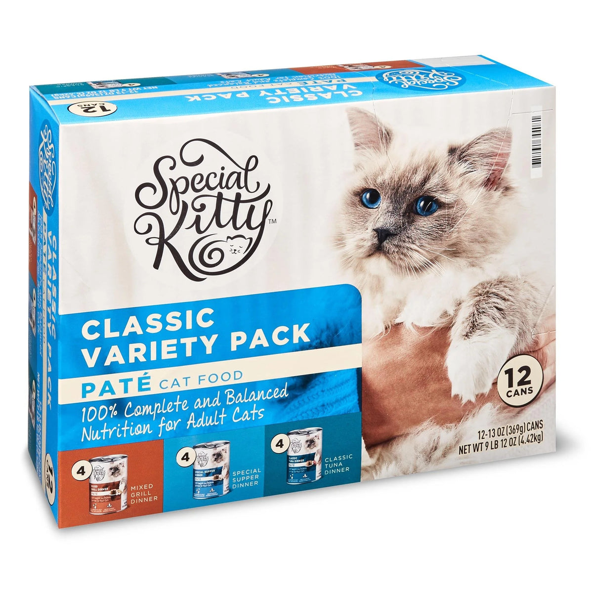 Special Kitty Classic Variety Pack Pate Cat Food, 13 oz Cans, 12 Pack — product image 11