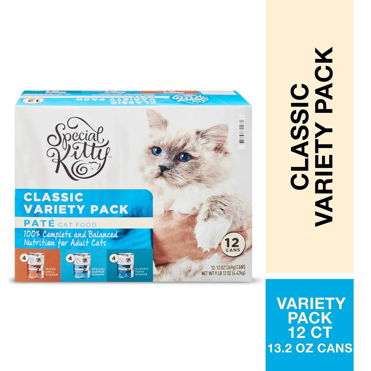 Special Kitty Classic Variety Pack Pate Cat Food, 13 oz Cans, 12 Pack — product image 3