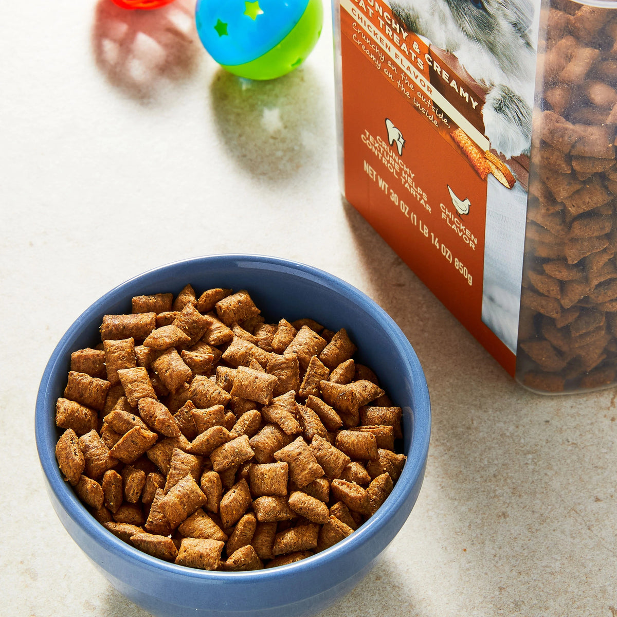 Special Kitty Crunchy & Creamy Dry Cat Treats, Chicken Flavor, 30 oz — product image 2