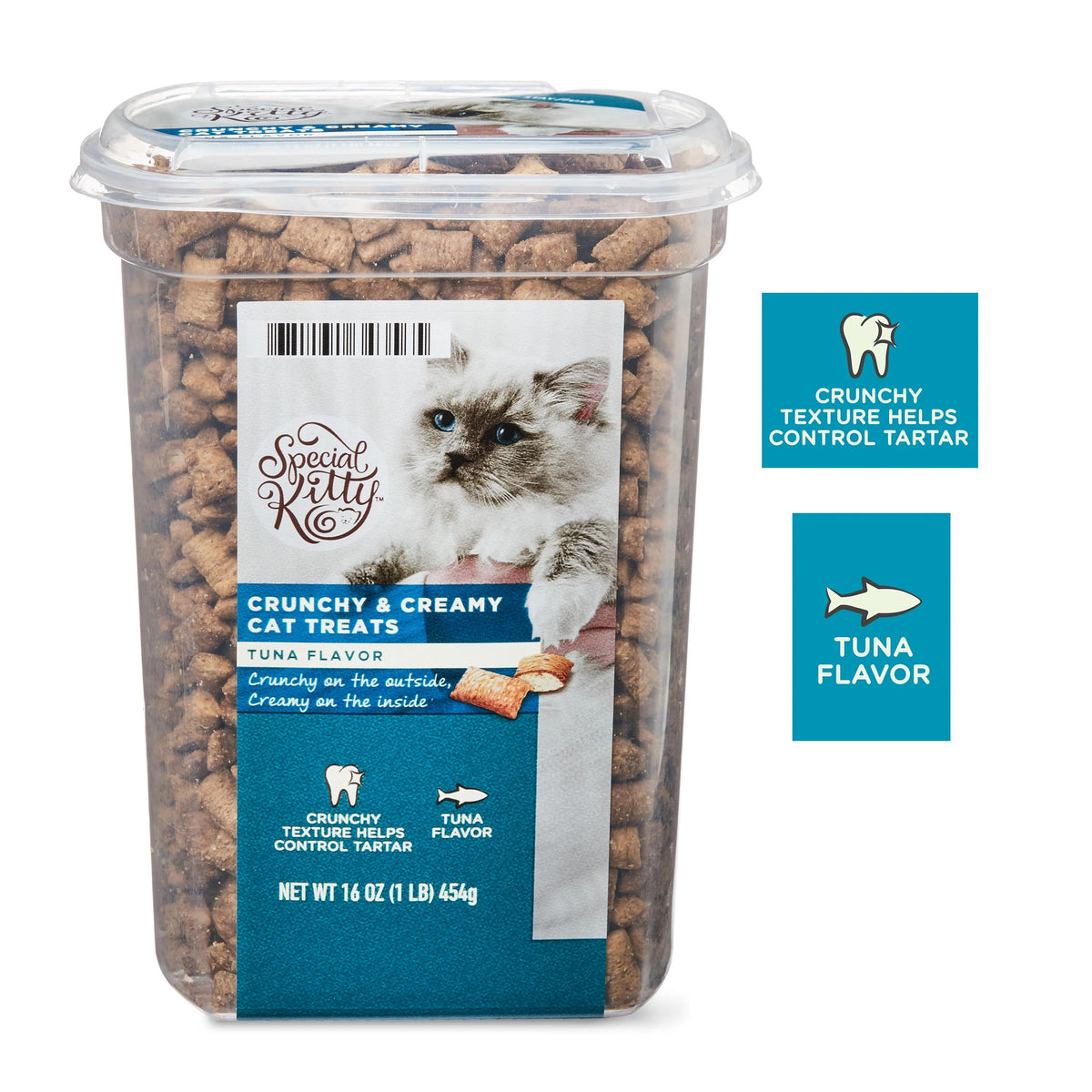Special Kitty Crunchy & Creamy Tuna Flavor Cat Treats, 16 oz — product image 9
