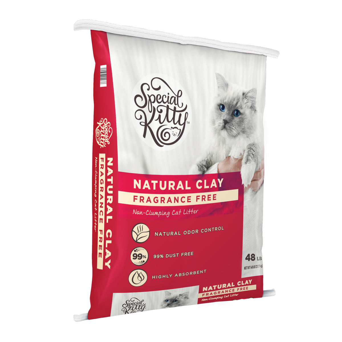 Special Kitty Non-Clumping Clay Cat Litter, Unscented, 48 lb Bag, 1 Count — product image 2