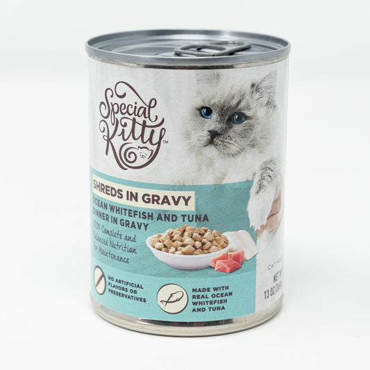Special Kitty Ocean Whitefish and Tuna Wet Cat Food, 13 oz Can