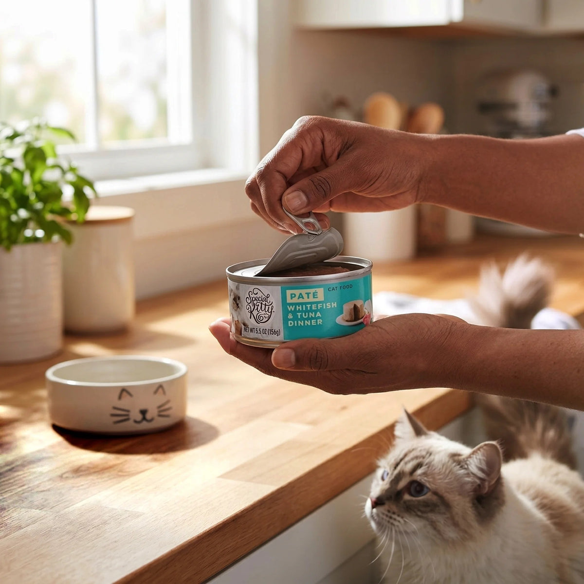 Special Kitty Whitefish & Tuna Dinner Pate Wet Cat Food, 5.5 oz Can — product image 3