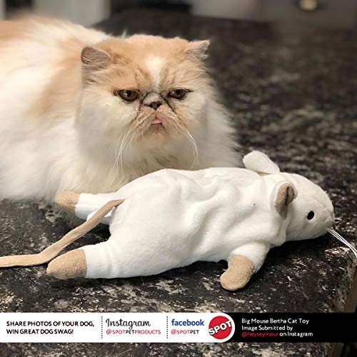 SPOT Ethical Pets 52085 Big Mouse Bertha Catnip Toys — product image 3