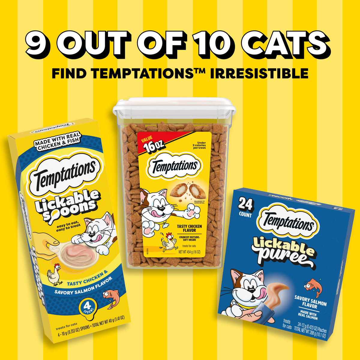 Temptations Classic Tempting Tuna Flavor Crunchy And Soft Treats For Cats, 1.7 Oz Pouch — product image 7