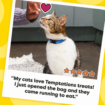 Temptations Indoor Care Chicken Flavor Crunchy and Soft Cat Treats, 4.9 oz Pouch — product image 8