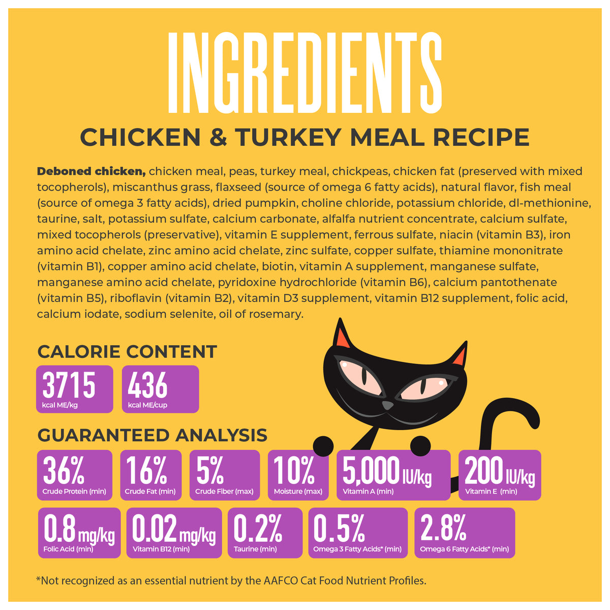 Tiki Cat Born Carnivore Indoor Health Dry Cat Food, Chicken & Turkey Meal, 3 lbs. Bag — product image 5