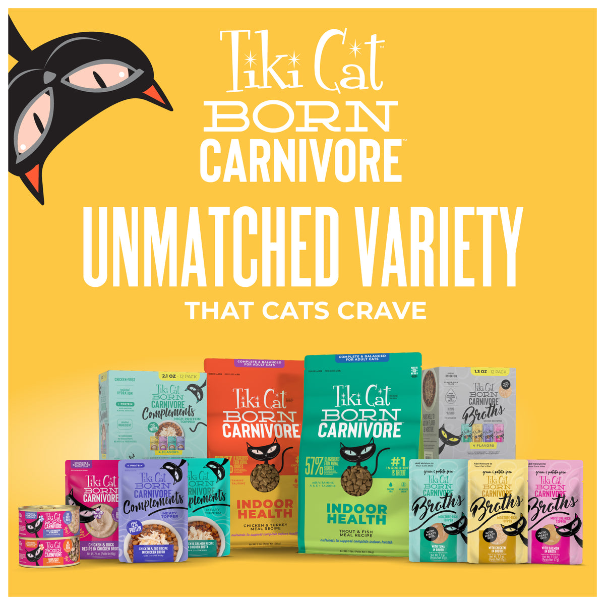 Tiki Cat Born Carnivore Indoor Health Dry Cat Food, Chicken & Turkey Meal, 3 lbs. Bag — product image 8