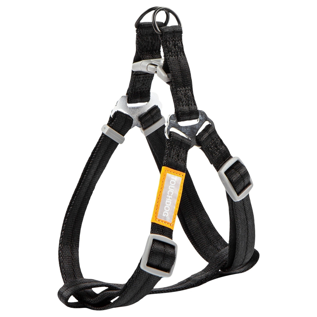 Touchdog 'Macaron' 2-in-1 Durable Nylon Dog Harness and Leash, Black, Medium — product image 10