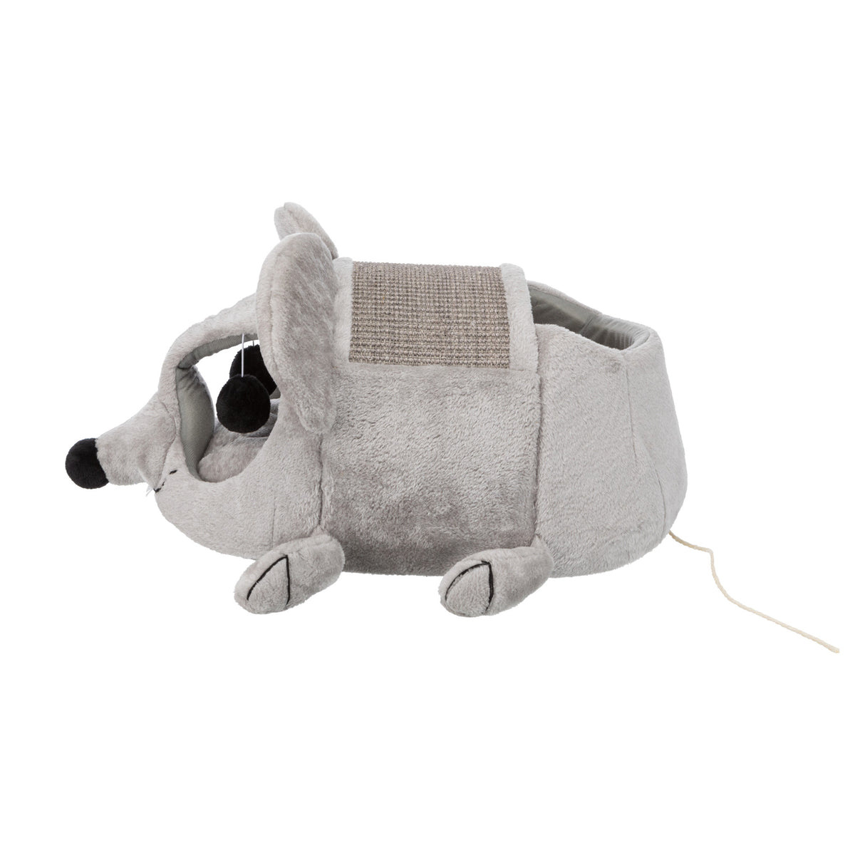 TRIXIE Lukas Plush Indoor Cat Condo with Sisal Scratching Surface & Removable Cushion, Gray — product image 5