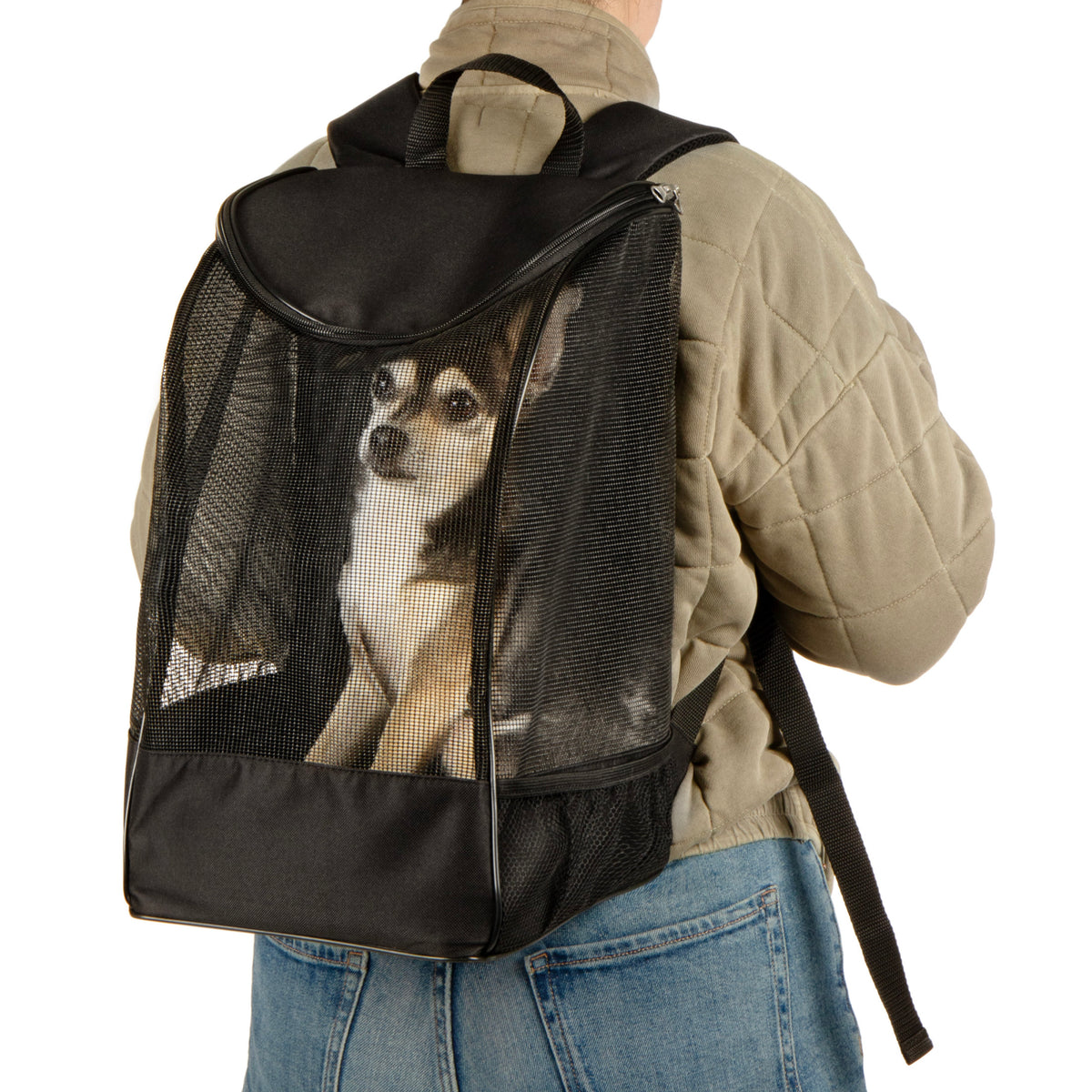 TrustyPup® Pet Backpack, Black, Medium, 16 Lb Limit — product image 5