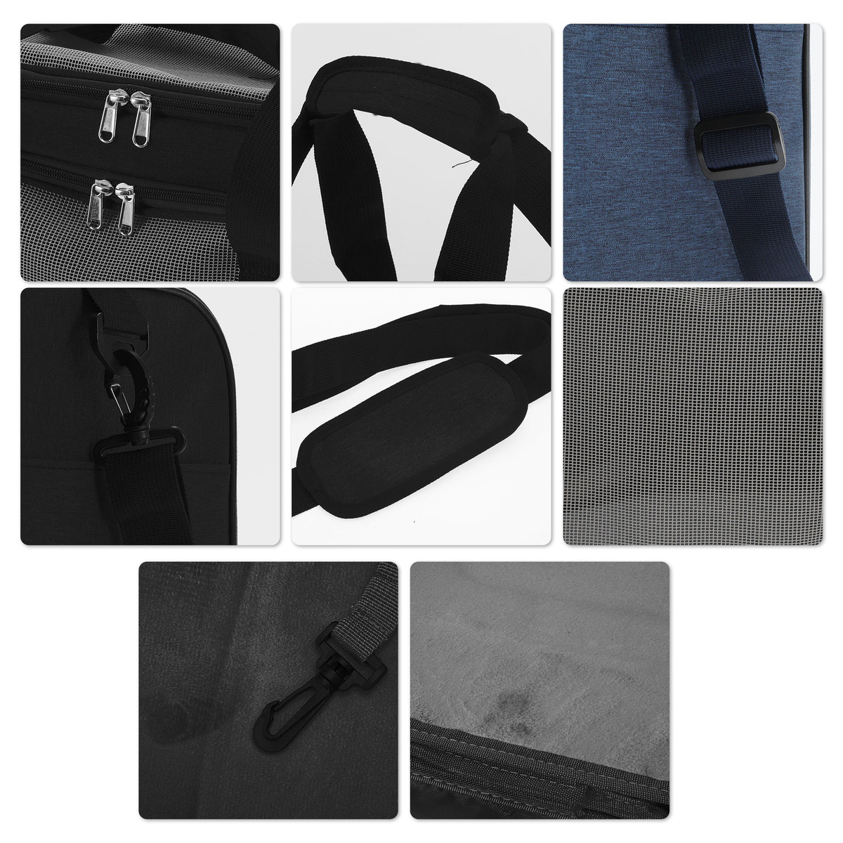 Unique Bargains Foldable Transport Box with Removable Plush Mat Black — product image 3