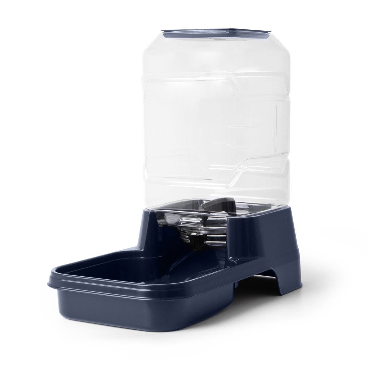 Vibrant Life 10 lb Gravity Feeder for Large Pets, Navy