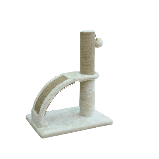 Vibrant Life 2-in-1 Cat Scratching Post, Beige